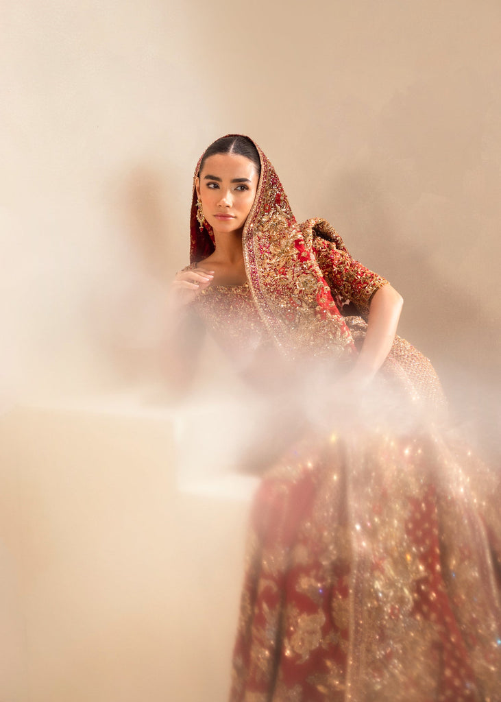 Cherry Red - Choli Tena Durrani