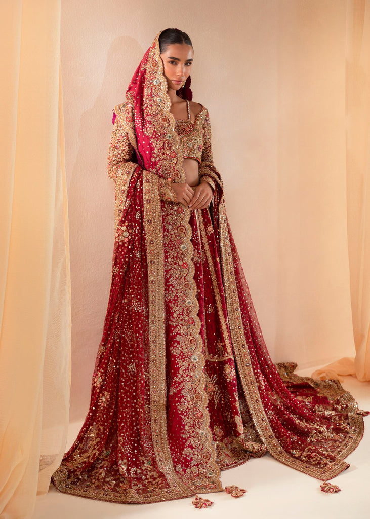 Cherry Red - Choli Tena Durrani