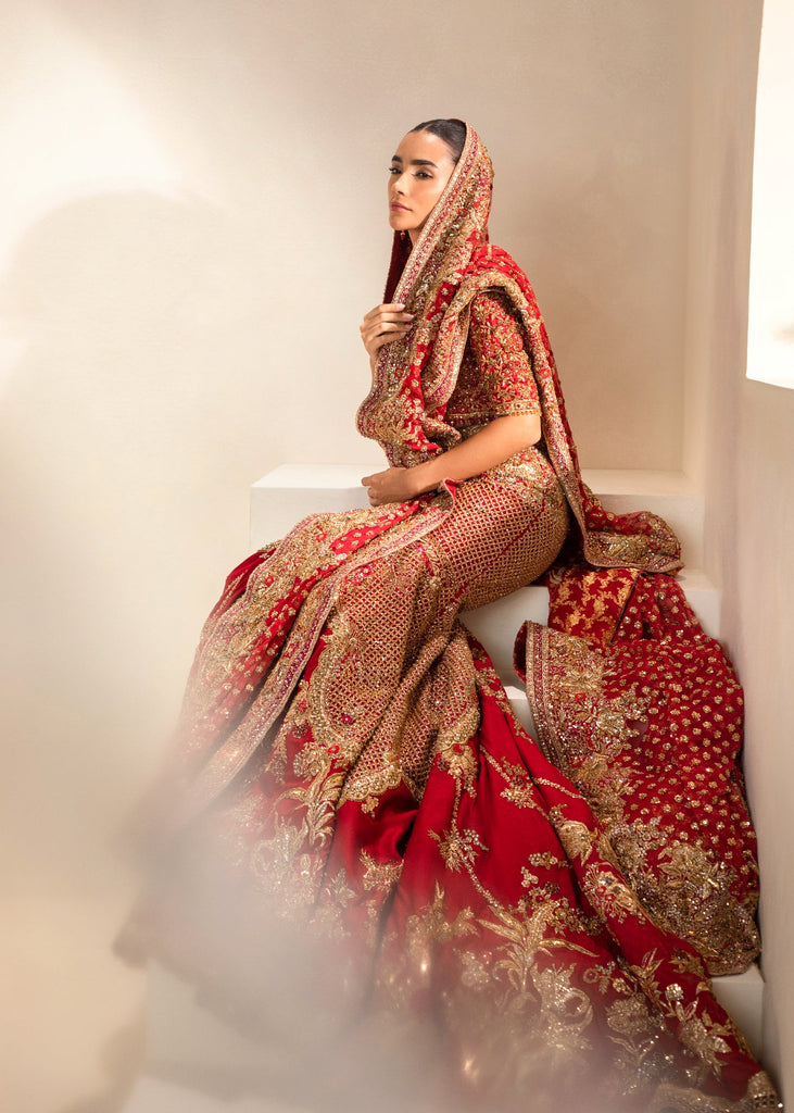 Cherry Red - Choli Tena Durrani